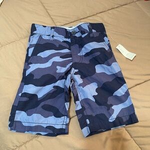 GAP Boys' Blue Camouflage Shorts